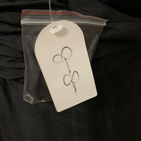 Jessica Simpson Black Gathered Dress - Picture 9 of 9